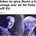 British Headline Indicates Joe Biden Gave Boris Johnson A Handjob