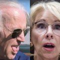 Joe Biden Creeped On Betsy DeVos
