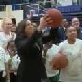 Kamala Harris Debunks Stereotype That Black People Are Good At Basketball