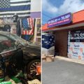 Liberal Loser Intentionally Crashes Car Into Trump Store