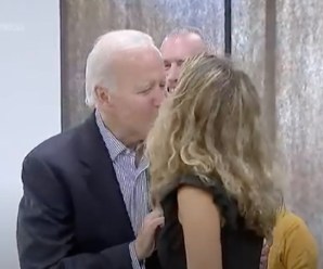 Joe Biden Feels Up Granddaughter As He Battles The Delaware ‘Jim Crow’ Voting Laws