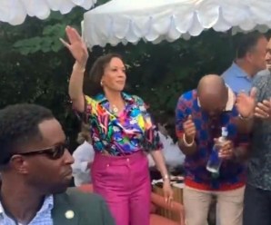 Kamala Harris Busts Some Granny Moves In Granny Pants