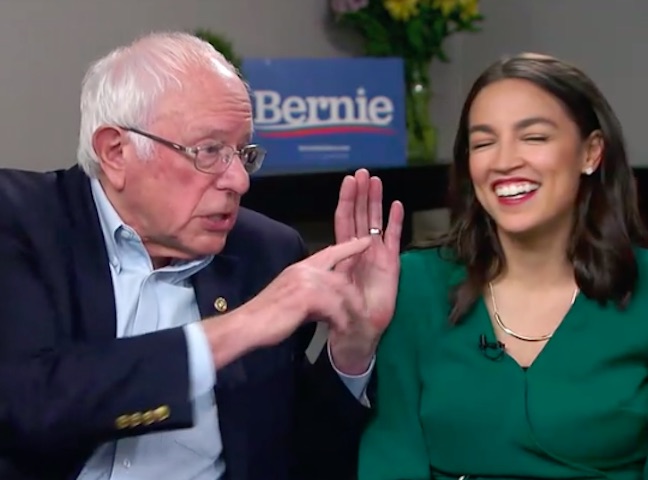 Bernie Sanders Promises Alexandria Ocasio Cortez A Prominent Role In His Administration Def 