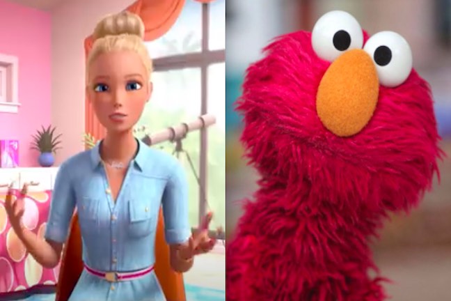 barbie and elmo